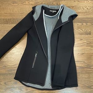 Black Steve Madden size Medium. Fish tail pea coat